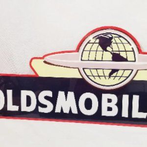 24" Display Oldsmobile car planet auto company logo USA STEEL Plate sign gift